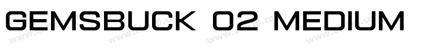 gemsbuck 02 medium字体字体转换